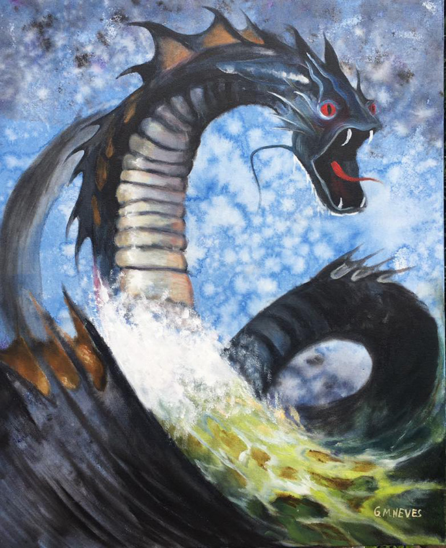 Gairadus - 50 cm  x  60 cm - Acrilica Sobre Tela - 2016